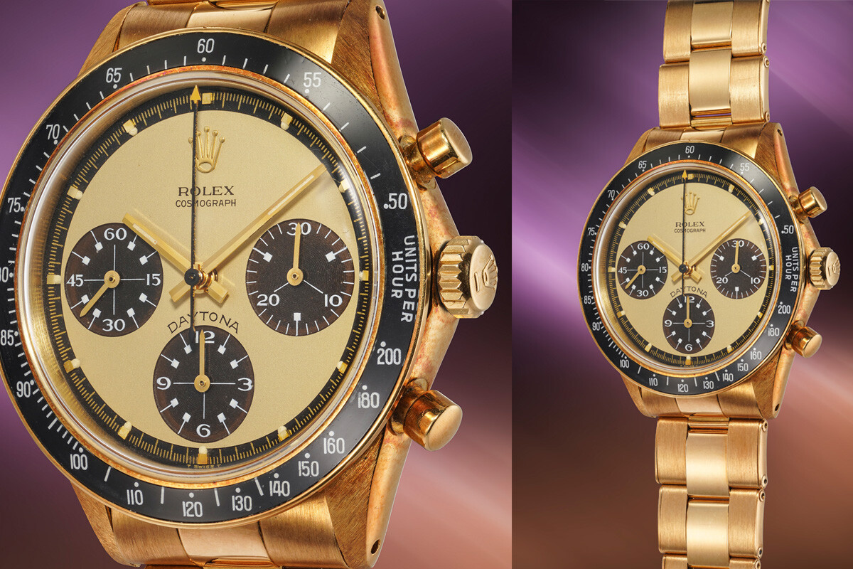 The Geneva Watch Auction: XX: Lote 115 – Rolex, Cosmograph Daytona Paul Newman Lemon | Foto: Phillips